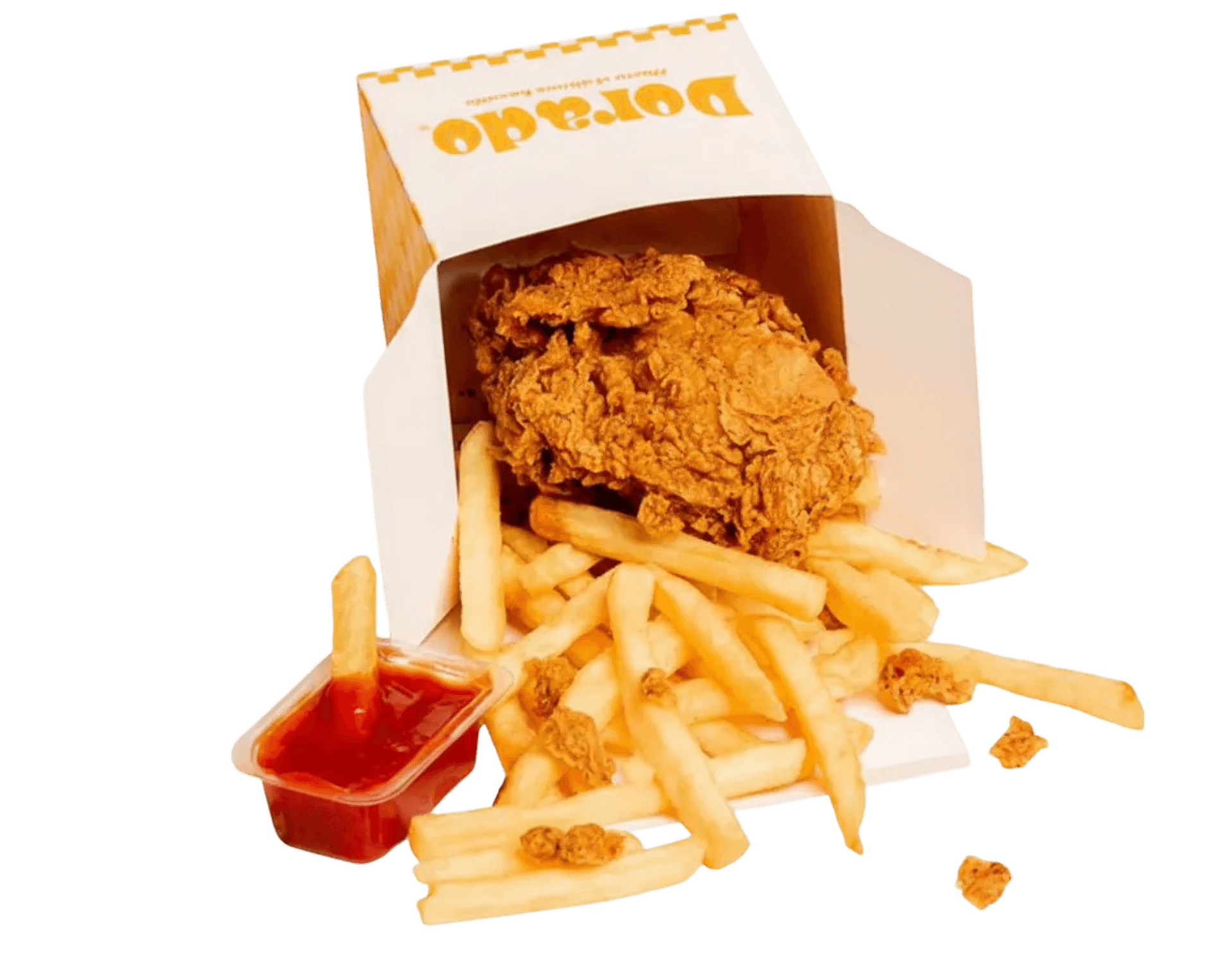 Combo Dorado - Pollo frito con papas y bebida